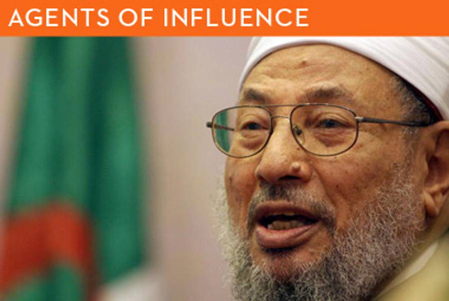 Sheikh Yussuf al-Qaradawi in Algiers, March 2007.(Fayez Nureldine/AFP/Getty Images)