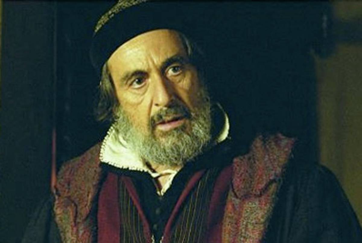 Al Pacino as Shylock.(NYT)