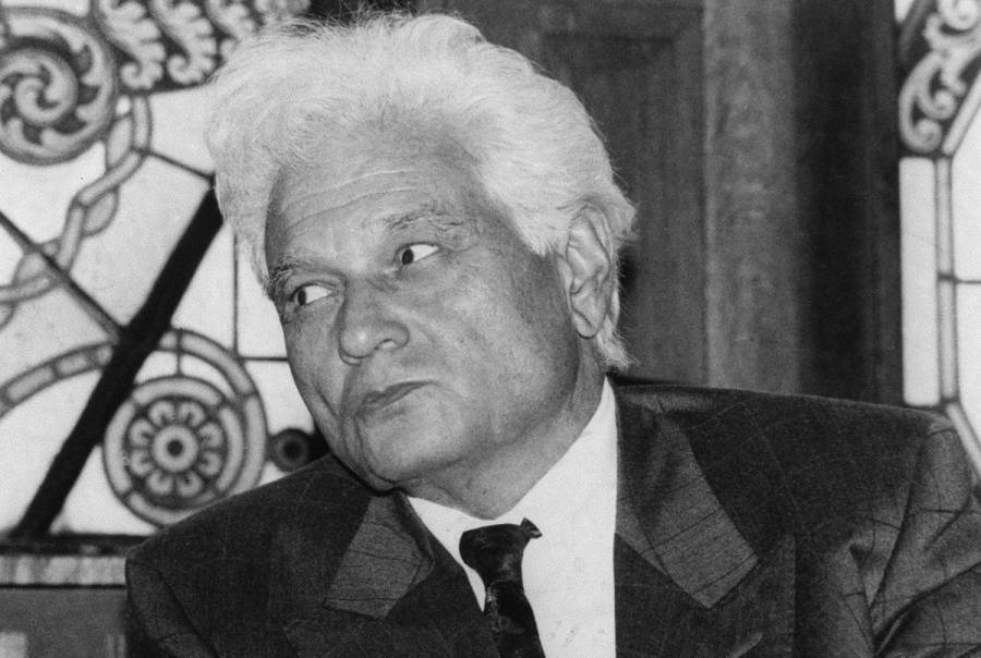 Jacques Derrida, 1993.(Ferenc Kalmandy/AFP/Getty Images)