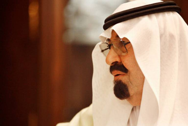 Saudi King Abdullah in April.(Chip Somodevilla/Getty Images)
