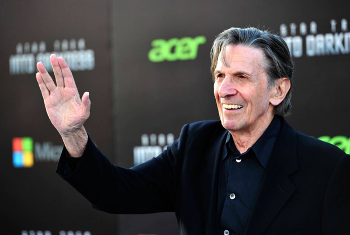 Leonard Nimoy on May 14, 2013. (Frazer Harrison/Getty Images)