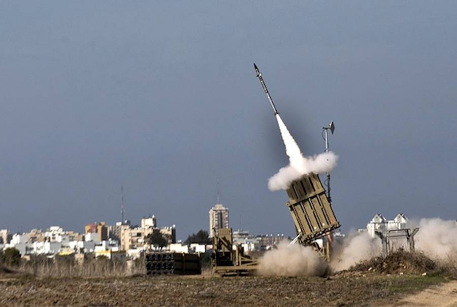 An Iron Dome Battery in 2012(IDF)