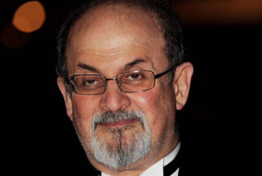 Salman Rushdie last month.(Samir Hussein/Getty Images)
