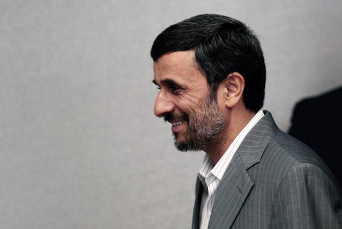 Iranian President Ahmadinejad.(Chris Hondros/Getty Images)