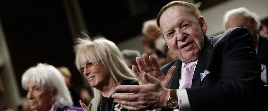 Sheldon Adelson in Washington, D.C., March 2, 2015. 