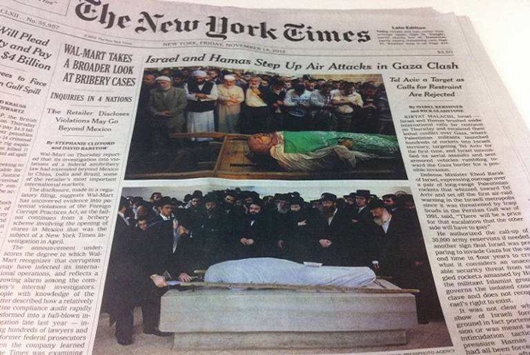 Front Page of the New York Times(Adam Chandler)