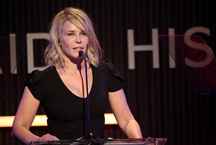 Chelsea Handler on December 12, 2013 in Los Angeles, California. (Mike Windle/Getty Images for amfAR)