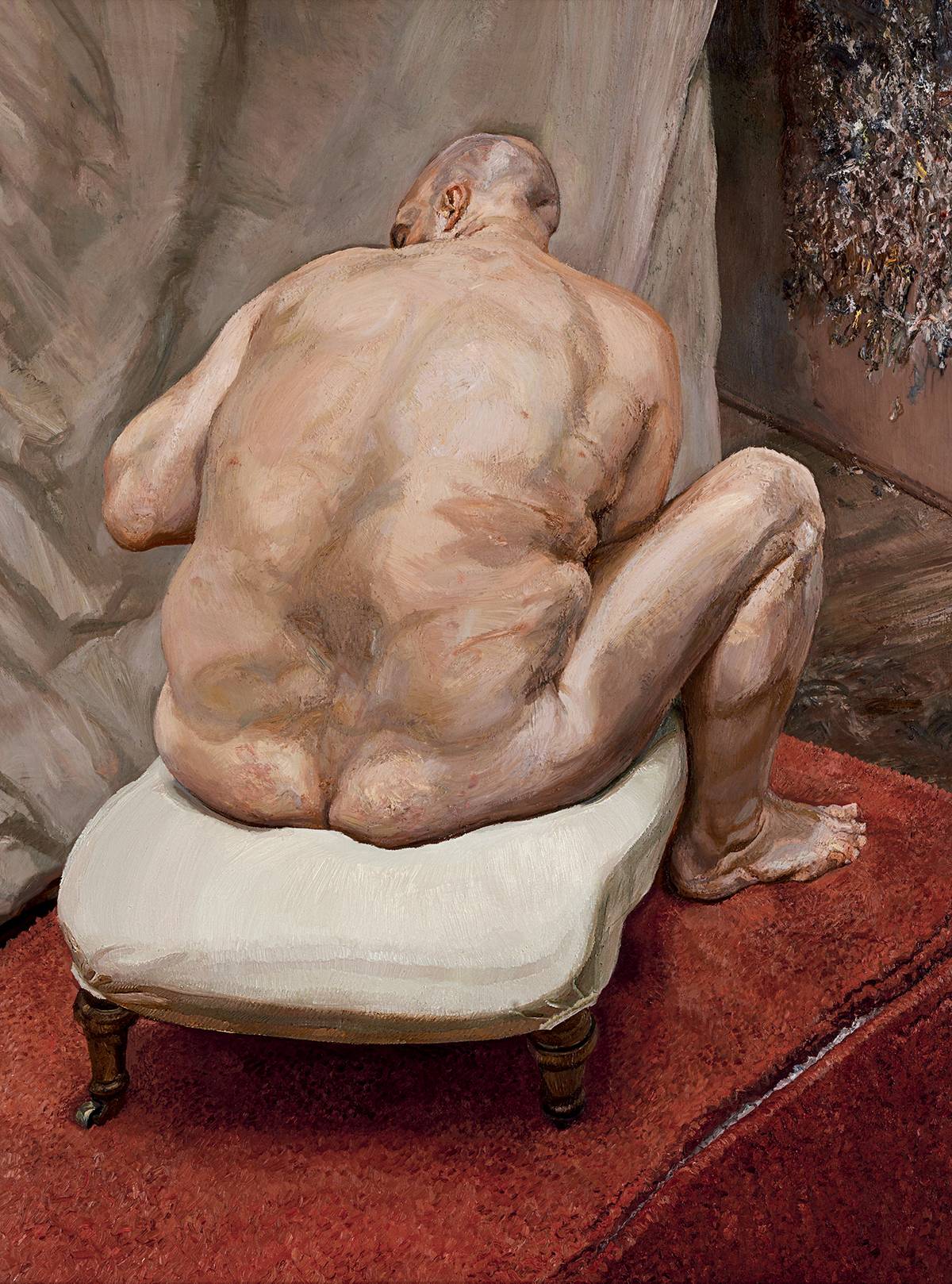 Lucian Freud, ‘Naked Man, Back View,’ 1991-92.