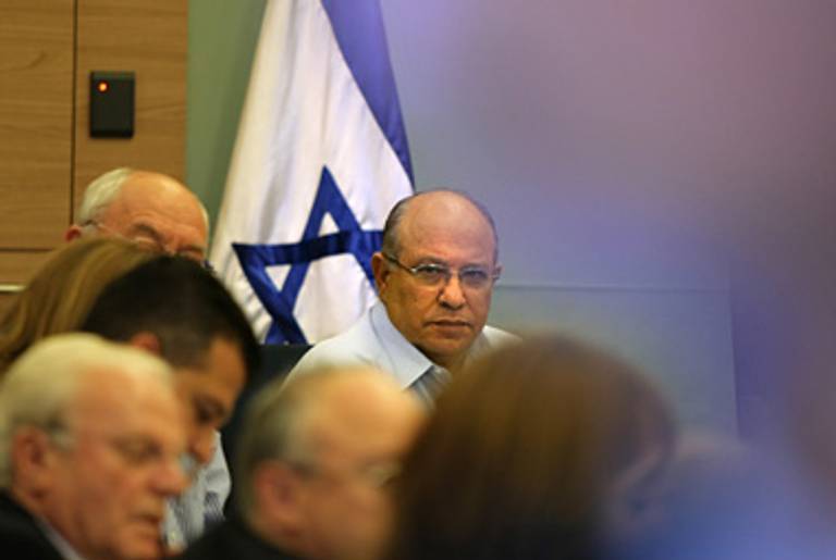 The rarely photographed Meir Dagan at the Knesset last week.(Amit Shabi/backyard/Redux)