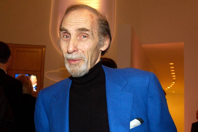 Actor-comedian Sid Caesar attends a surprise 70th birthday party for television talk show host Larry King held on November 19, 2003 at the Museum of Television and Radio, in Beverly Hills, California. (Vince Bucci/Getty Image)