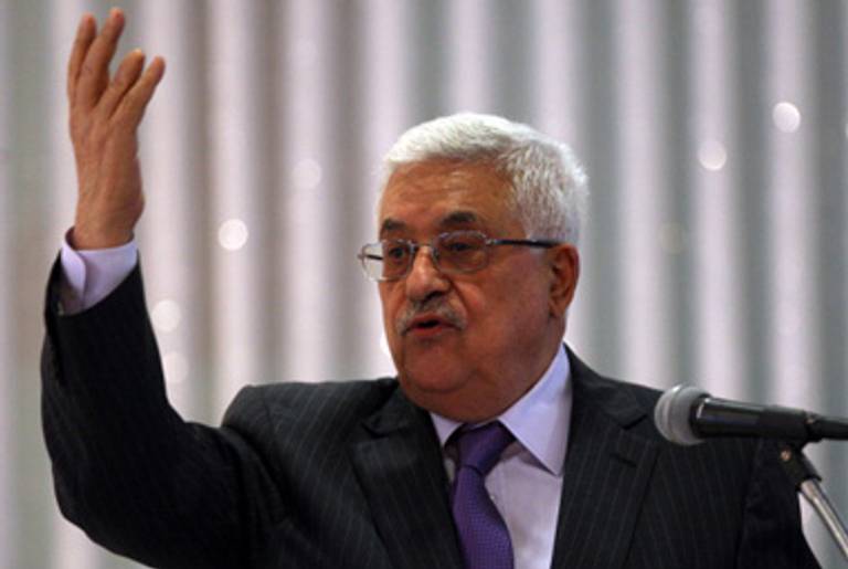President Abbas this past weekend.(Abbas Momani/AFP/Getty Images)