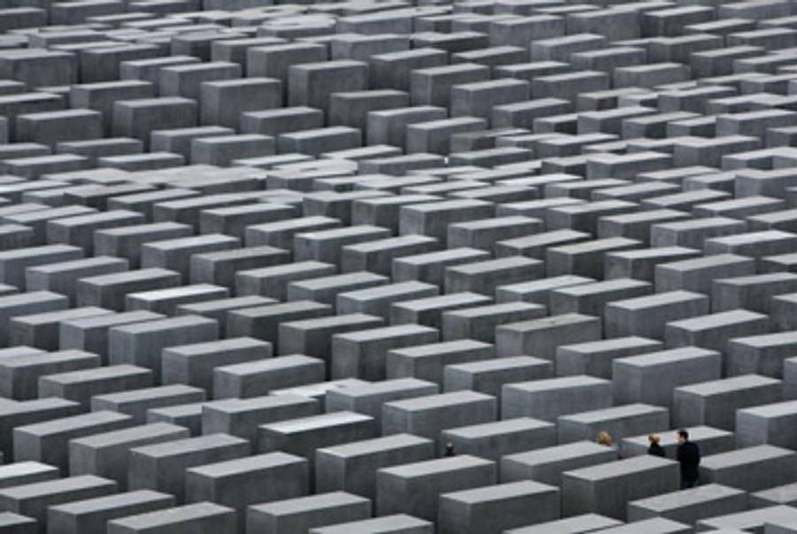 Peter Eisenman’s Memorial to the Murdered Jews of Europe, in Berlin.(Sean Gallup/Getty Images)