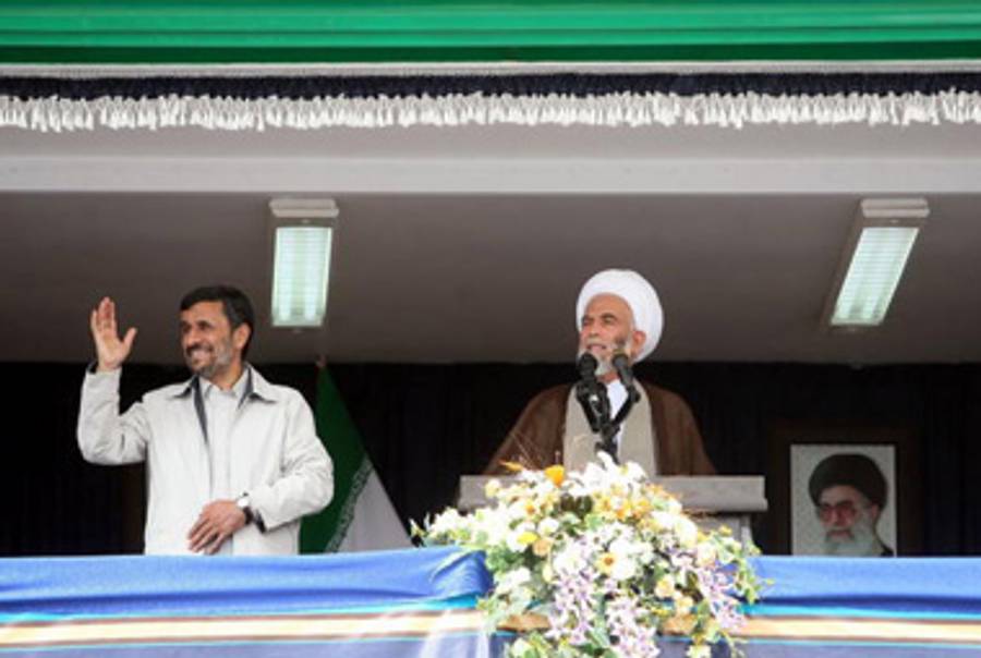Iranian President Mahmoud Ahmadinejad earlier this month.(Iranian President's Office via Getty Images)