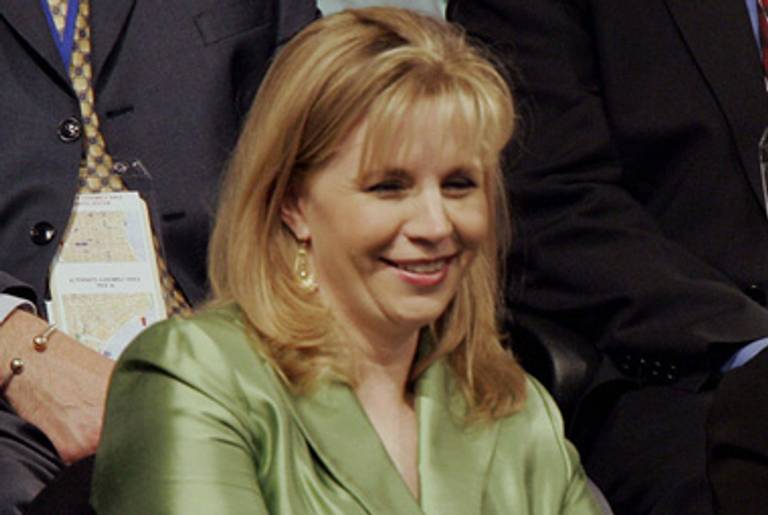 Liz Cheney in 2004.(Jeff Haynes/AFP/Getty Images)