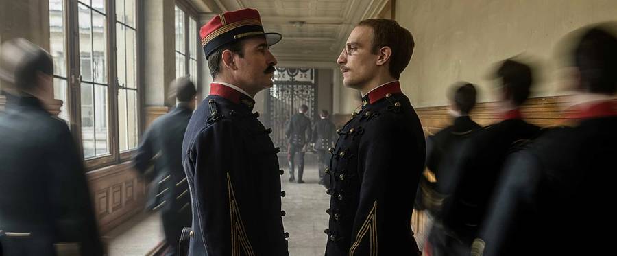 Jean Dujardin and Louis Garrel in a still from 'An Officer and a Spy,' (2019)