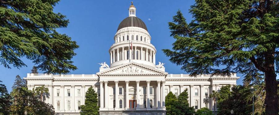 California State Capitol in Sacramento. 
