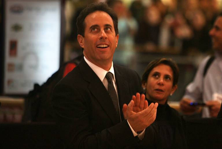 American comedian Jerry Seinfeld attends the premiere of the Bee Movie on November 25, 2007 in Tel Aviv, Israel. (Uriel Sinai/Getty Images)