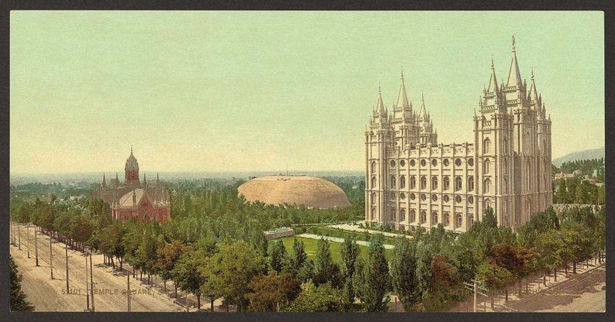 Temple Square, Salt Lake City, between 1898 and 1905