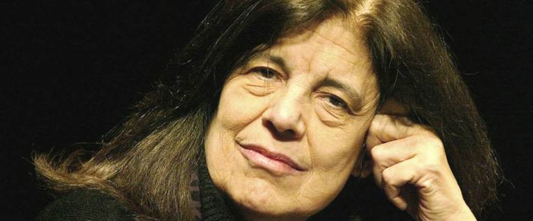 Susan Sontag in 24 March 2002 in Weimar, Germany. 