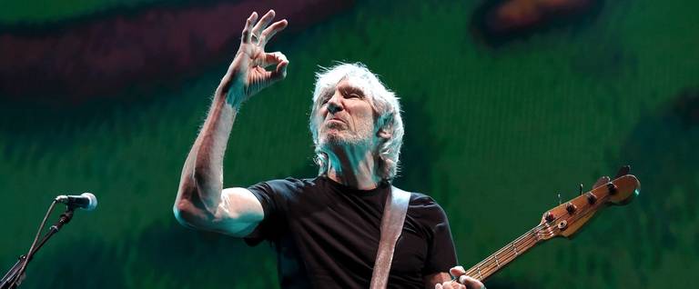 Roger Waters performs during his Us + Them Tour at Staples Center on June 20, 2017 in Los Angeles, California.