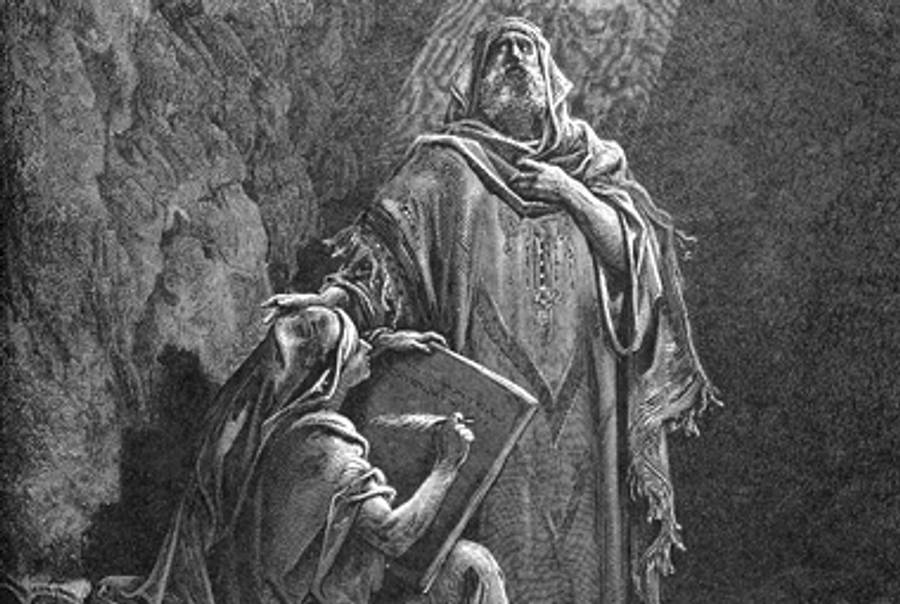 Baruch Writing Jeremiah's Propheices(Gustave Doré)