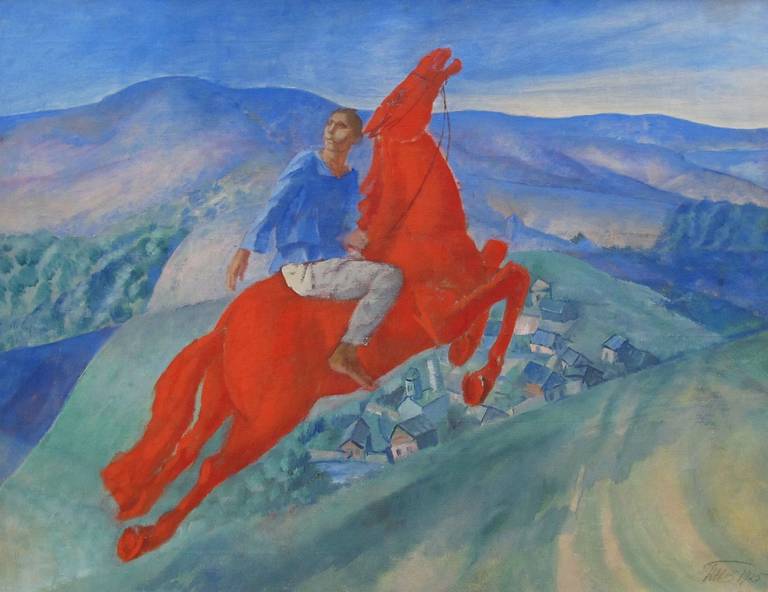 Kuzma Petrov-Vodkin, ‘Fantasy,’ 1925, oil on canvas