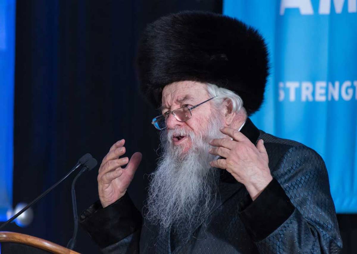 Rabbi Yaakov Perlow in 2019