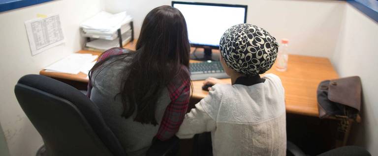 Ultra-Orthodox Jewish women work on computers at their desks in the Comax software company office in the central city of Holon near Tel Aviv on April 17, 2016. The company in Holon near Tel Aviv employs 20 ultra-Orthodox women, one of several to do so as increasingly more female breadwinners from Israel's religious community join the secular work force. Graduates of programming schools in the overwhelmingly ultra-Orthodox community of Bnei Brak, about 10 kilometres (six miles) away, the Comax women produce most of the firm's computer programmes for large supermarkets in the vicinity.