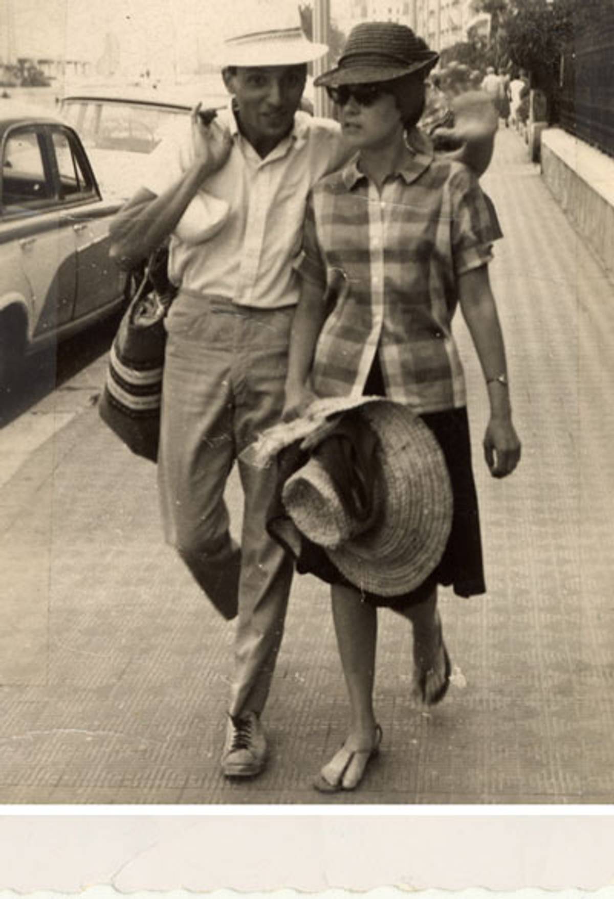 Erich and Janet in Cannes, France, 1960.