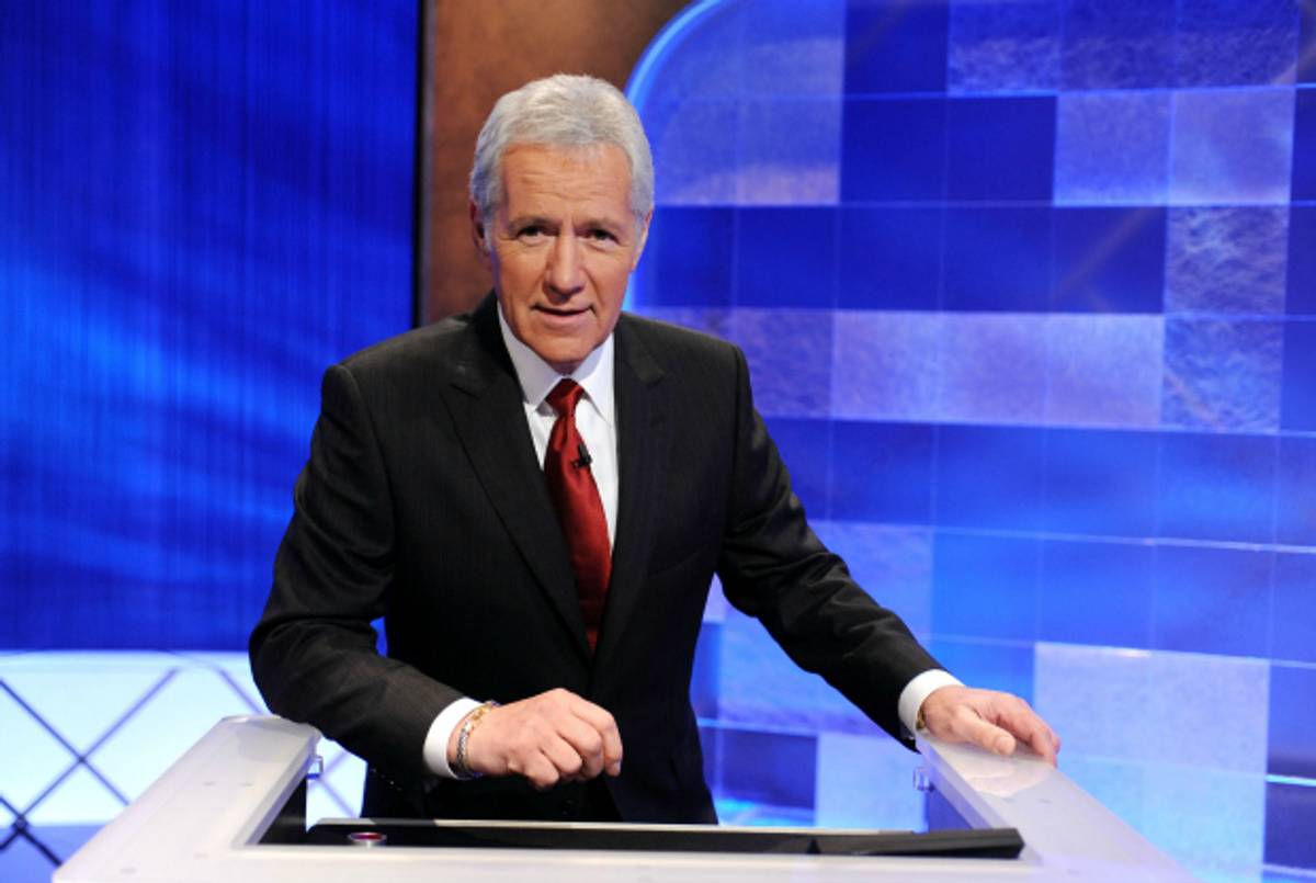 'Jeopardy!' host Alex Trebek in Culver City, California, April 17, 2010. (Amanda Edwards/Getty Images)