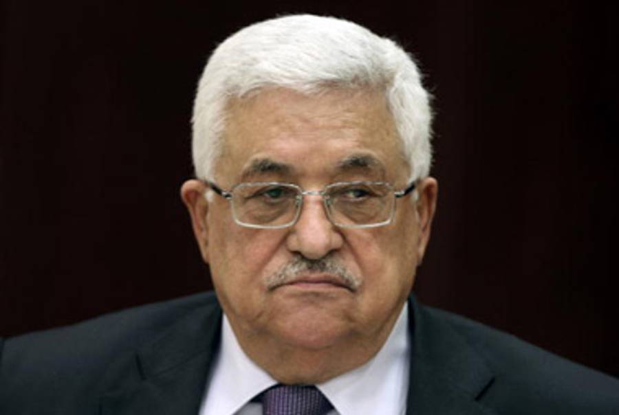 President Abbas last Friday.(Atef Safadi/AFP/Getty Images)