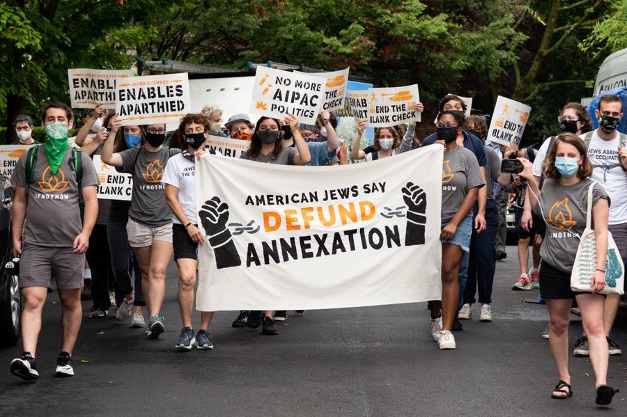 IfNotNow protest in Washington, D.C., on July 6, 2020
