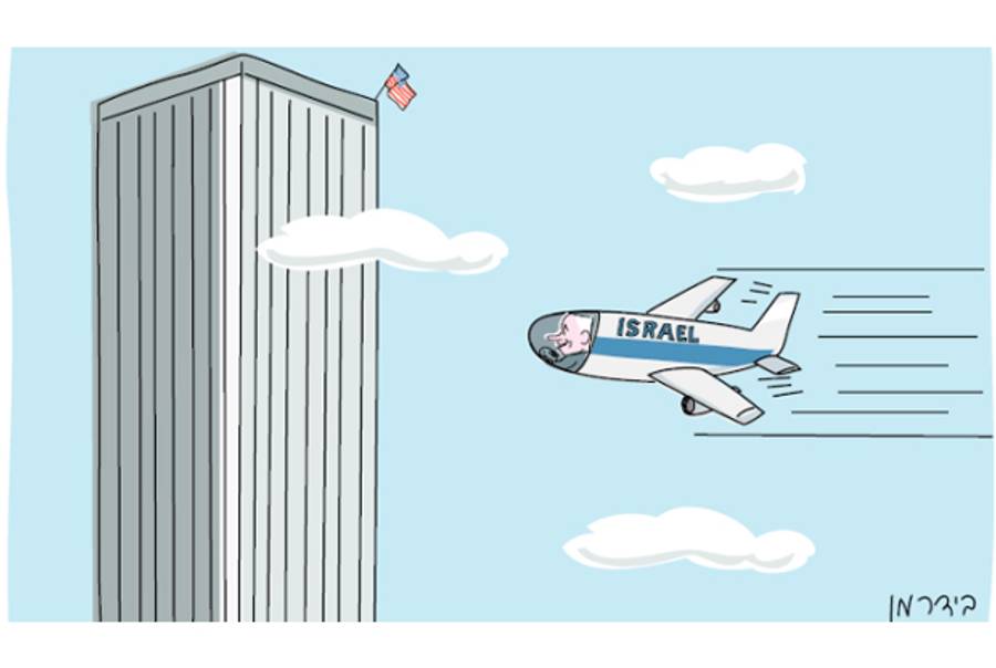 Haaretz political cartoon on Oct. 30, 2014. (Haaretz)