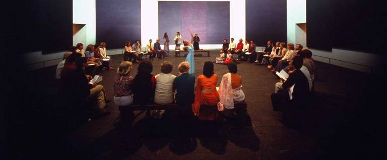 A performance at the Rothko Chapel, 1979