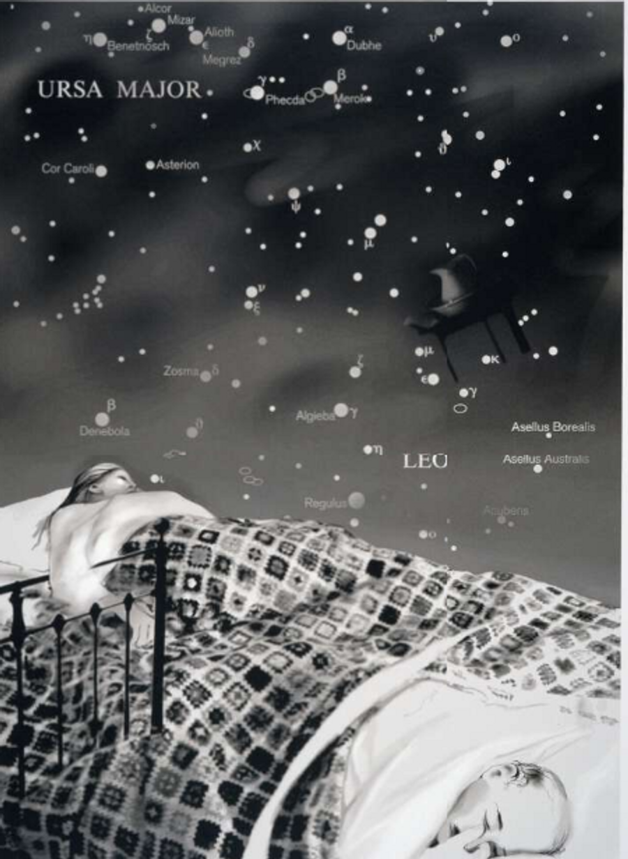 Richard Hamilton, illustration to the 'Ithaca' episode, the 17th of James Joyce's 'Ulysses', 1998.
