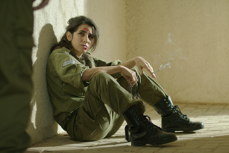 Dana Ivgy as Zohar in Talya Lavie's film 'Zero Motivation.'(Zeitgeist Films)