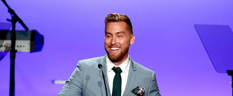 TV personality Lance Bass speaks during the 24th Annual Race To Erase MS Gala at The Beverly Hilton Hotel on May 5, 2017 in Beverly Hills, California.