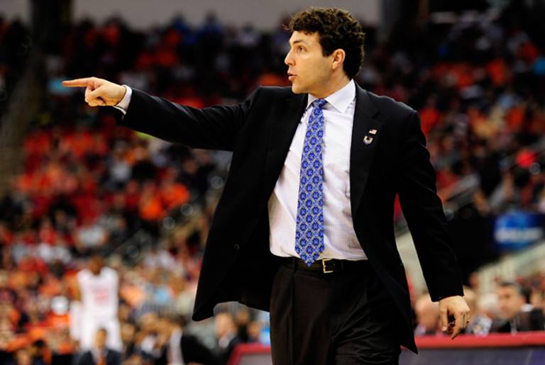 Josh Pastner, head coach of the Memphis Tigers, during the 2014 NCAA Men's Basketball Tournament on March 23, 2014. (Grant Halverson/Getty Images)