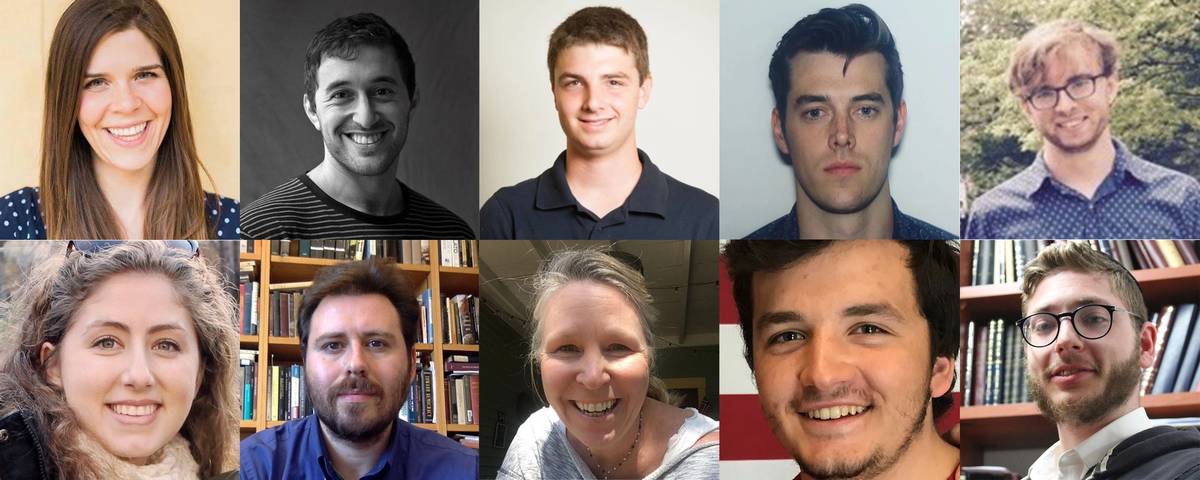 Top, from left: Elisabeth Becker, Elie Bleier, Cody Fitzpatrick, Seth Higgins, Nate Jacobs; Bottom, from left: Claire Leibowicz, Mordechai Levy-Eichel, Nina B. Lichtenstein, Ishai Melamede, David Spinrad