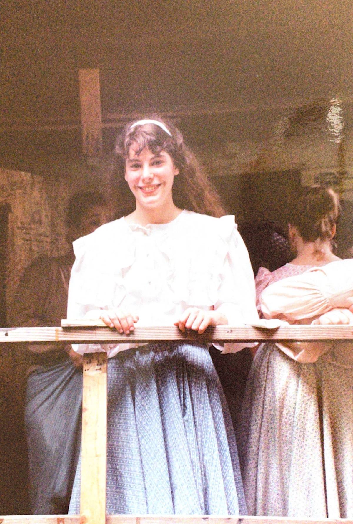 During intermission, Stagedoor, 1990