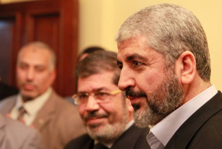 Khaled Meshaal, of Hamas, in January.(Mohammed al-Hams/Khaled Meshaal's Office of Media via Getty Images)