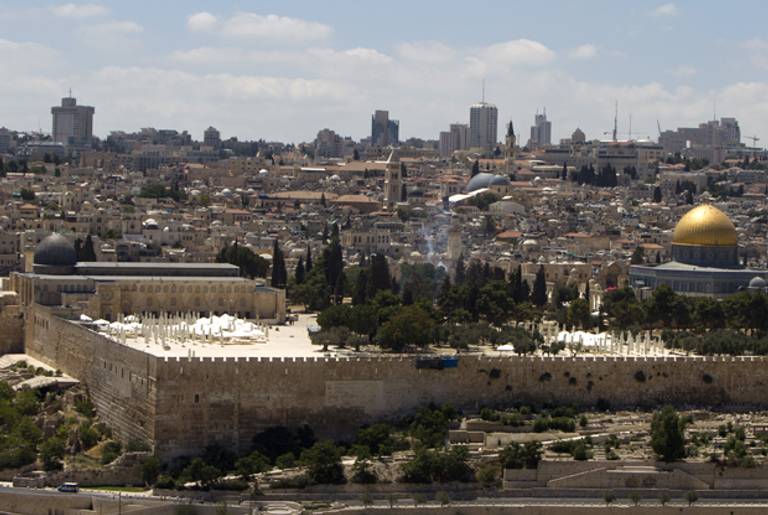 View of Jerusalem's Old City on July 18, 2014.(AHMAD GHARABLI/AFP/Getty Images)