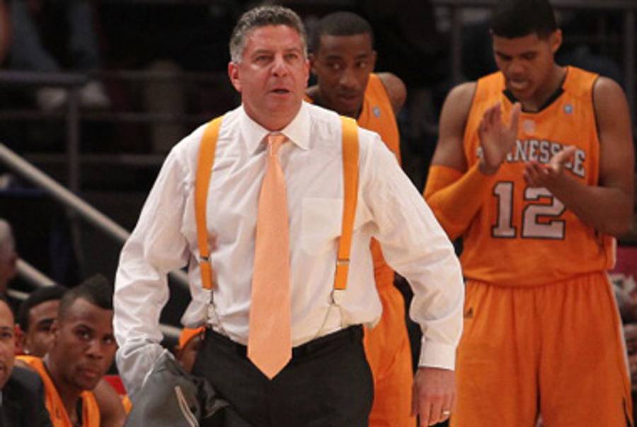 Coach Bruce Pearl in November.(Nick Laham/Getty Images)