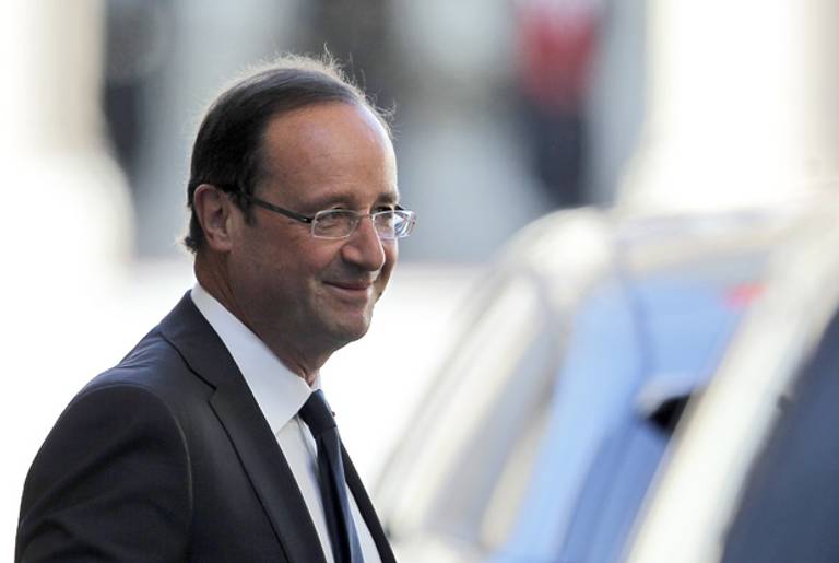 François Hollande yesterday.(Pierre Verdy/AFP/GettyImages)
