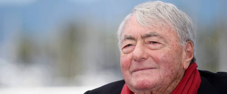 Claude Lanzmann attends the 'Napalm' photocall during the 70th Annual Cannes Film Festival at Palais des Festivals on May 21, 2017 in Cannes, France.