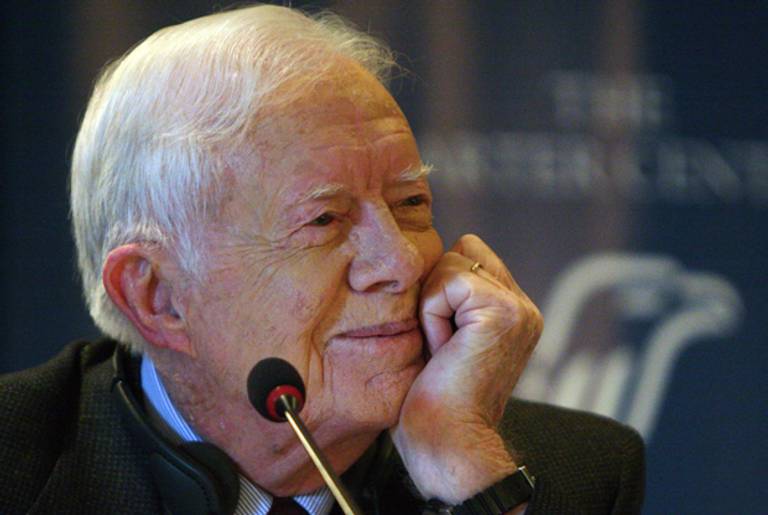 Former US president Jimmy Carter.(AMRO MARAGHI/AFP/Getty Images)