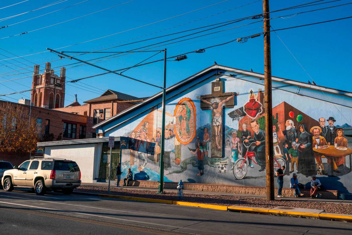 More than 100 murals are painted in the Lincoln Park and El Segundo districts of El Paso, Texas, depicting the city's Latino and Native American culture and community pride