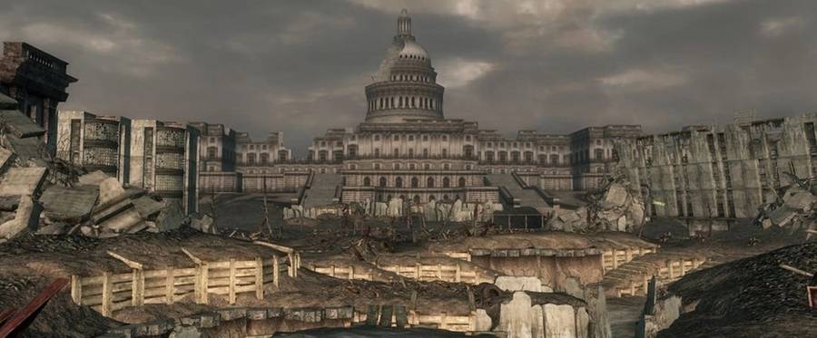 The United States Capitol building in Fallout3 