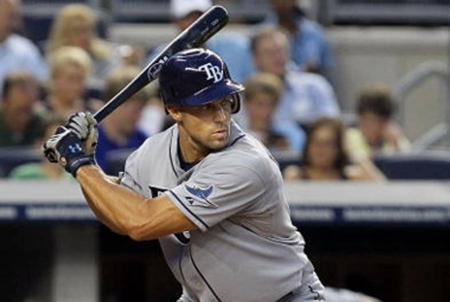Tampa Bay second baseman Gabe Kapler this summer.(Jim McIsaac/Getty Images)