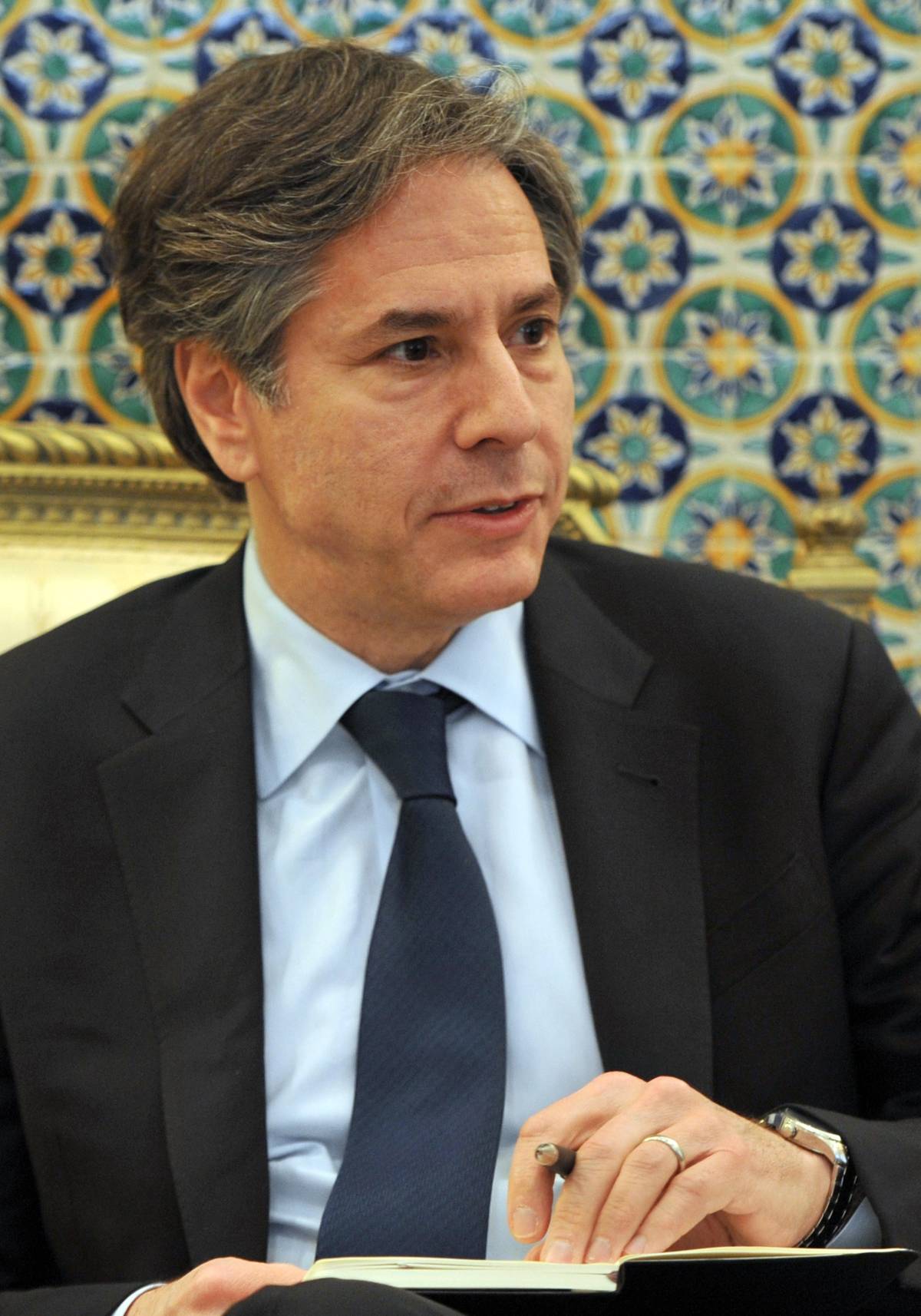 Antony Blinken, then U.S. deputy secretary of state, in Tunisia, April, 2015